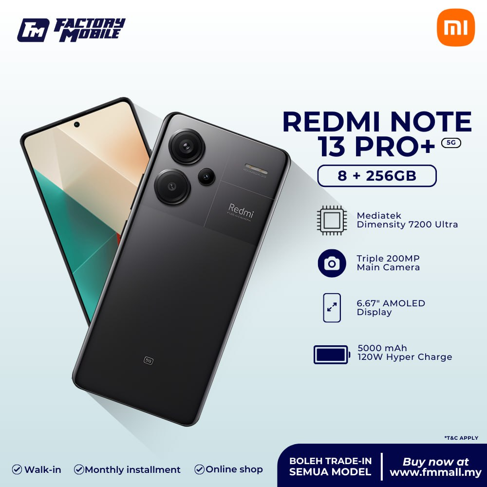 redmi note 13 pro+ www.fmmall.my