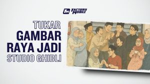 Tukar gambar jadi kartun guna ai